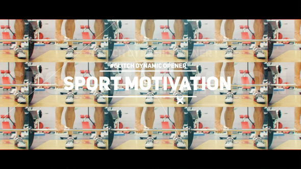 Dynamic Glitch Opener // Sport Motivation alt