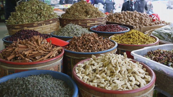 Spices in Turkish Bazaar