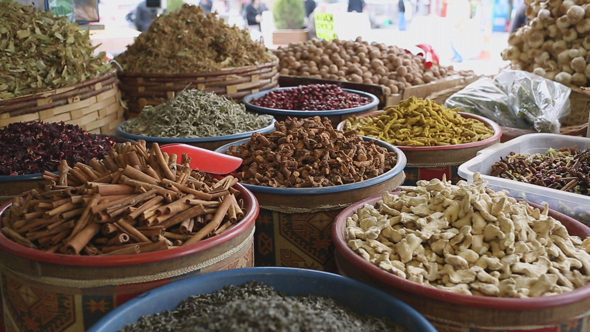 Spices in Turkish Bazaar 2