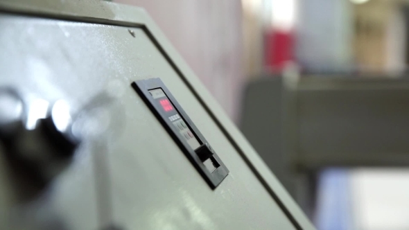 Industrial Machine Control Panel