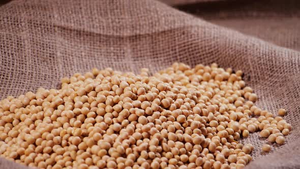 Soybean High in Fiber Top View Texture Supplementary Food Protein Healthy Food Organic Soybean Raw