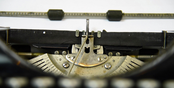 Typewriter Type Blank Sign