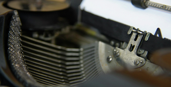 Printing On Old Typewriter
