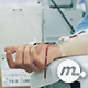 Nurse Cuts The Tube After Giving Blood Donation - VideoHive Item for Sale