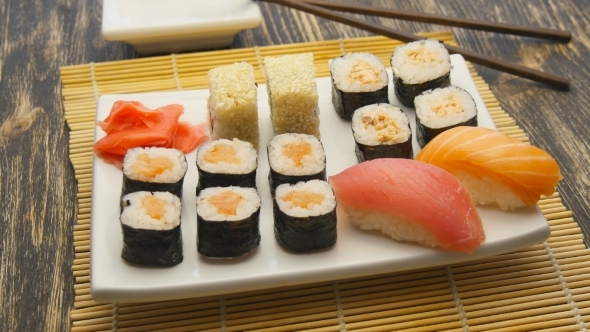 Sushi Rotate On a Plate