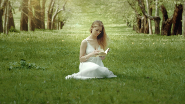 Young Woman With A Book