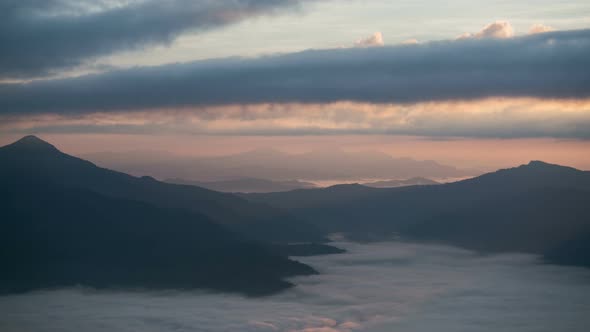 Mountain In Morning