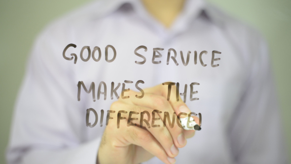 Good Service Makes the  Difference