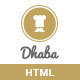 Dhaba - Restaurant, Coffee and Cake Shop HTML Template - ThemeForest Item for Sale