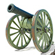 Highpoly Model of Retro Cannon  - 3DOcean Item for Sale