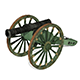 3d Lowpoly Model of Old Artillery Cannon Circa 1800's - 3DOcean Item for Sale