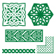 Celtic Irish Green Patterns and Knots - GraphicRiver Item for Sale