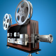 Old Movie Projector - 3DOcean Item for Sale