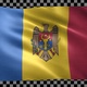Moldova waving flag looped - VideoHive Item for Sale