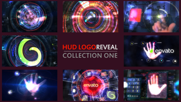 Hand HUD Logo Reveal