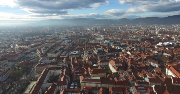 Aerial View Of Graz
