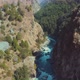 Beautiful Bhagirathi River flowing mid of two huge mountain rocks in Uttarkashi, Uttarakhand, India - VideoHive Item for Sale
