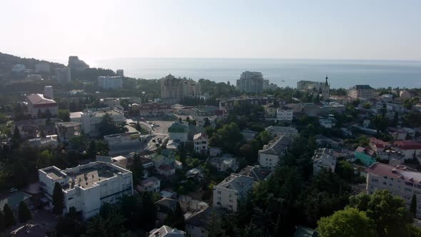 Alushta is a Small Cozy Resort Town on the Black Sea Coast