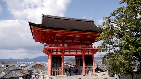 The Pagoda of KiyomizuDera Buddhist Temple in Kyoto Japan