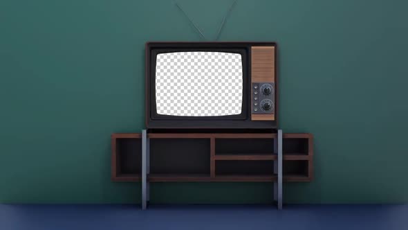 Old Retro Tv Trans II Reverse