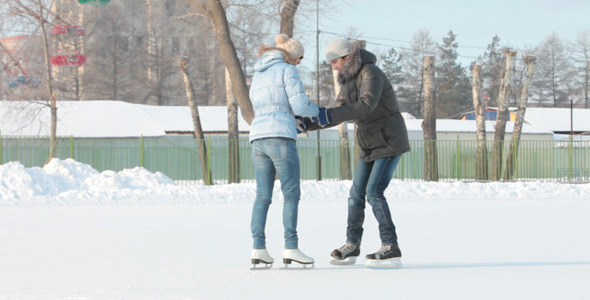 Skating Couple
