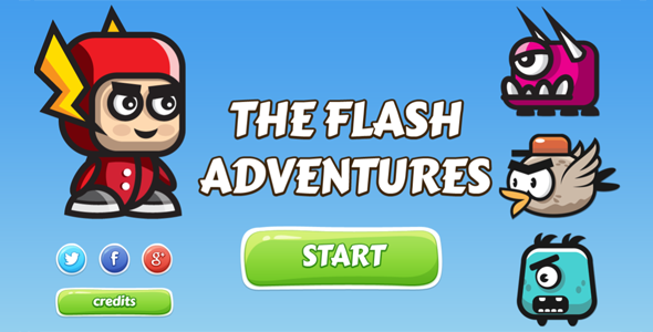 The Flash Adventures - HTML5 Game