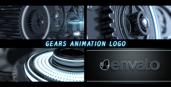 Gears Animation Logo 