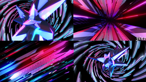 Stripe Galaxy - VJ Loop Pack 3in1 alt