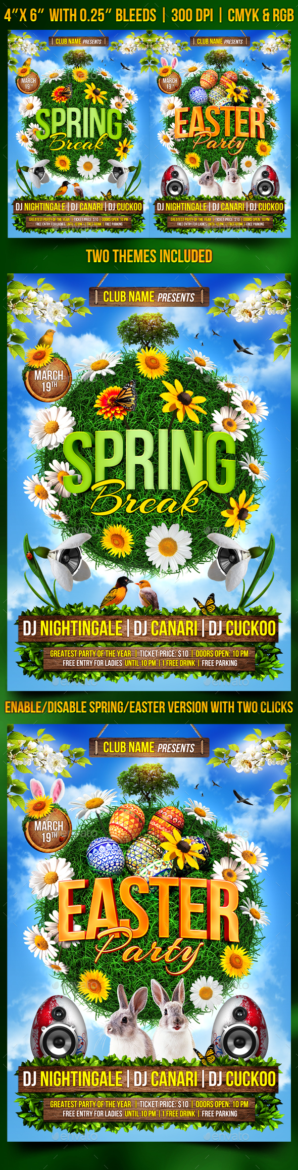 Spring and Easter Flyer