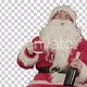 Santa Claus celebrating champagne, Alpha Channel - VideoHive Item for Sale