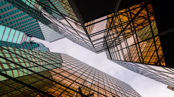 Business Skyscraper in Hong Kong 