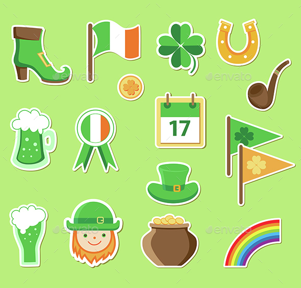 Icons for St. Patrick's Day