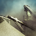 Working gravel crusher. Industrial background - PhotoDune Item for Sale