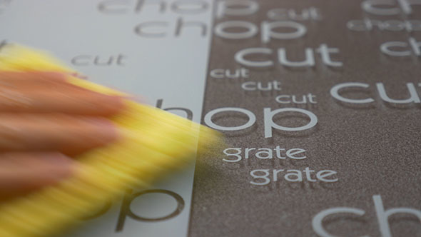 Cleaning a Chopping Board