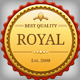 Royal Golden Badges - GraphicRiver Item for Sale