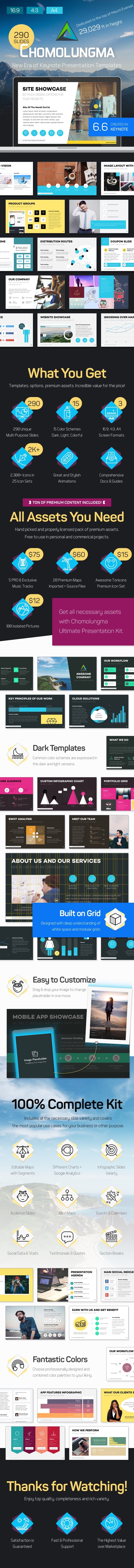 Chomolungma — Ultimate Keynote Presentation Kit