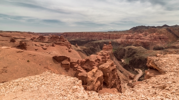 Castle In Charyn Grand Canyon