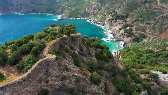 Blue Lagoon in Turkey Filmed on a Drone