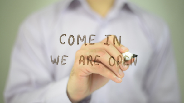 Come in We are Open alt