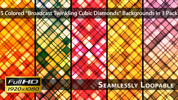 Broadcast Twinkling Cubic Diamonds - Pack 02