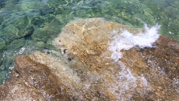 Clear Water Washes The Rocks
