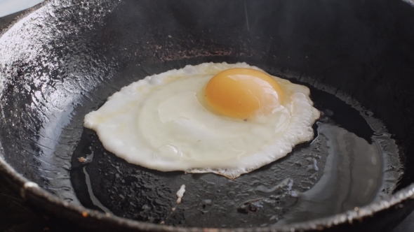 Egg Fried In a Pan