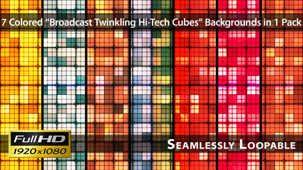 Broadcast Twinkling Hi-Tech Cubes - Pack 02 alt