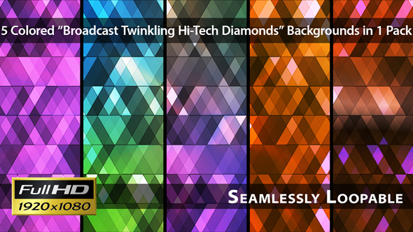 Broadcast Twinkling Hi-Tech Diamonds - Pack 02