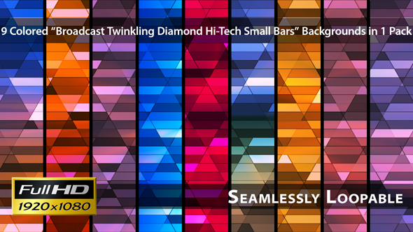 Broadcast Twinkling Diamond Hi-Tech Small Bars - Pack 02