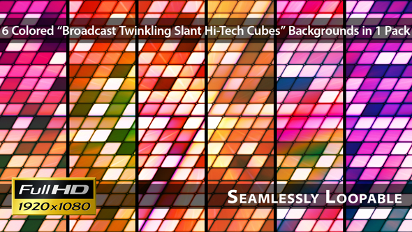 Broadcast Twinkling Slant Hi-Tech Cubes - Pack 03 alt