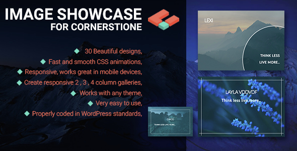Download Image Showcase for Cornerstone