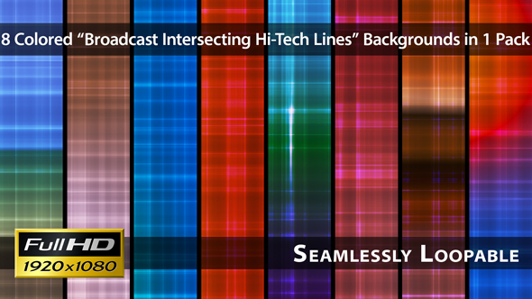 Broadcast Intersecting Hi-Tech Lines – Pack 05