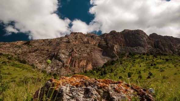 Mountains Sairam-Su, Tian Shan, Kazahkstan