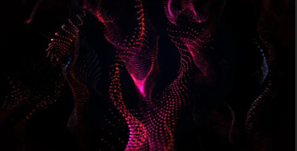 Red Particles Background alt
